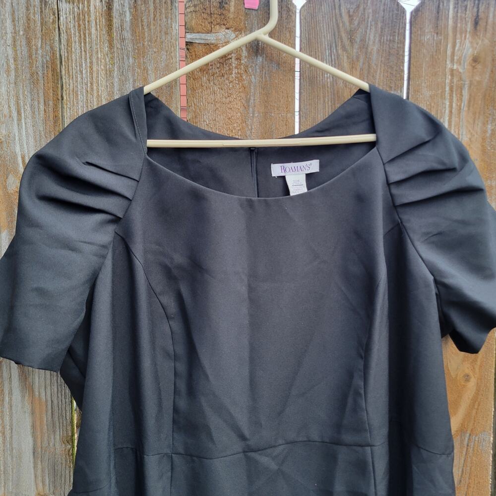 Roman's Black Women Dress Sz 22W